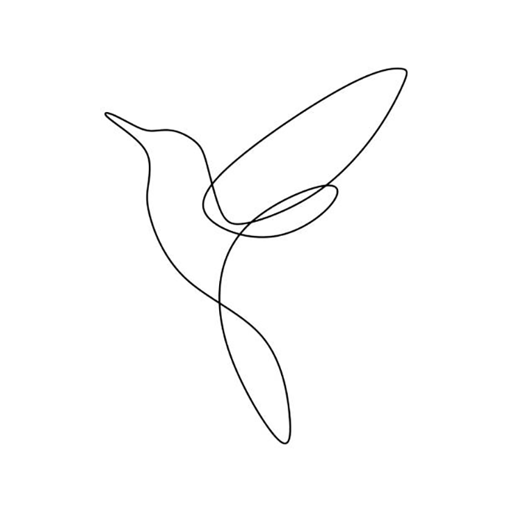 Fine Line bird tattoo